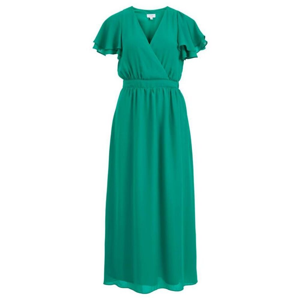 Vila Clothes Bicolor Polyester Casual Women's Dress